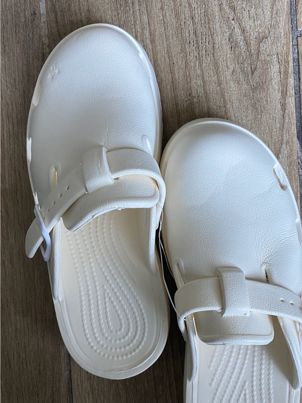 Women’s White Slip-On Clog - Comfortable Lightweight Shoe